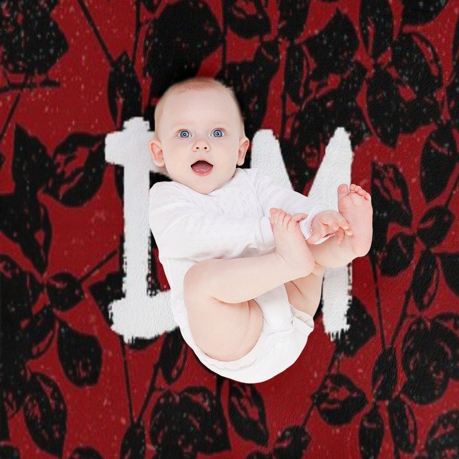 DeMo Violator Texture Black & Red Comfort Throw Blanket