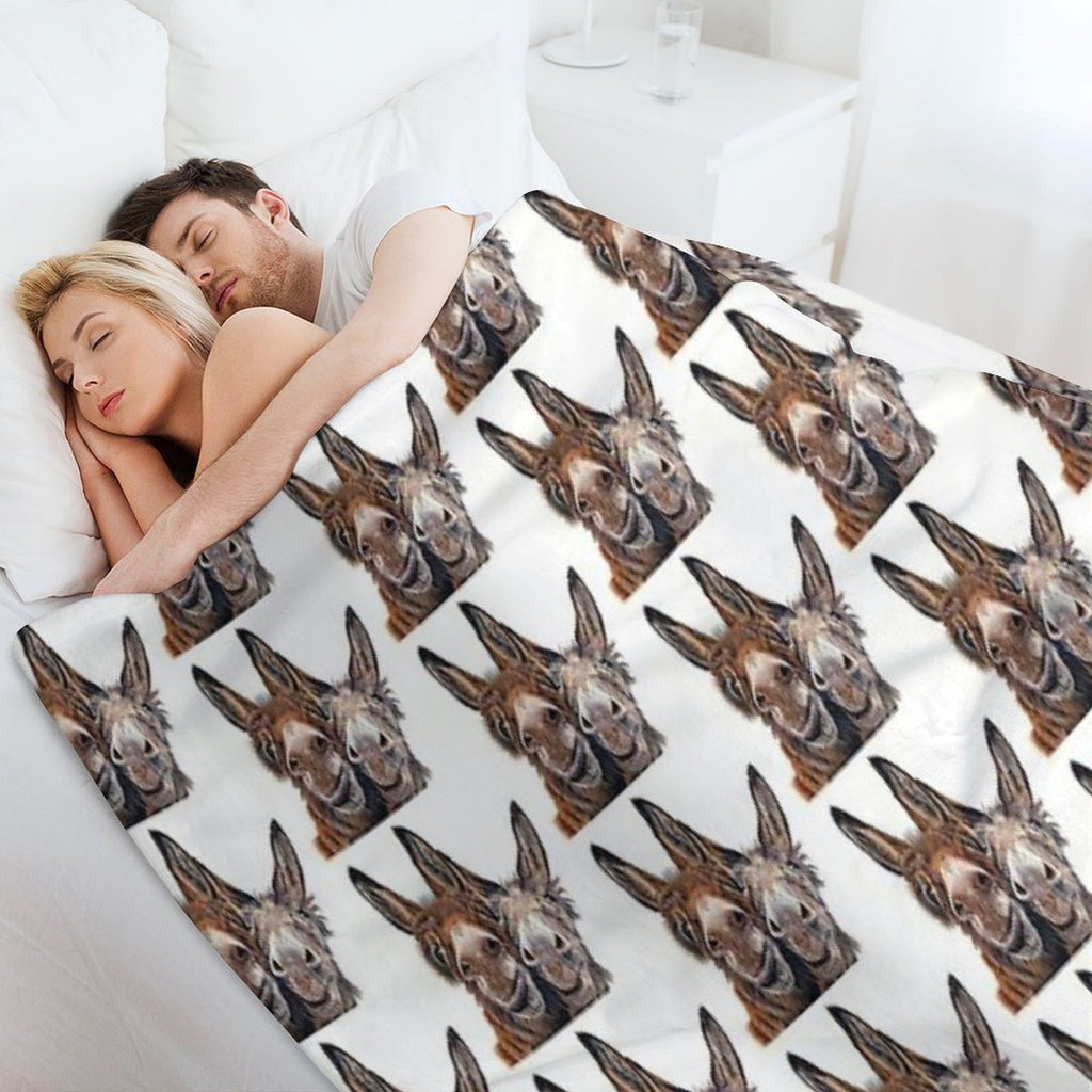 Donkeys - Hee Haw All-season Throw Blanket