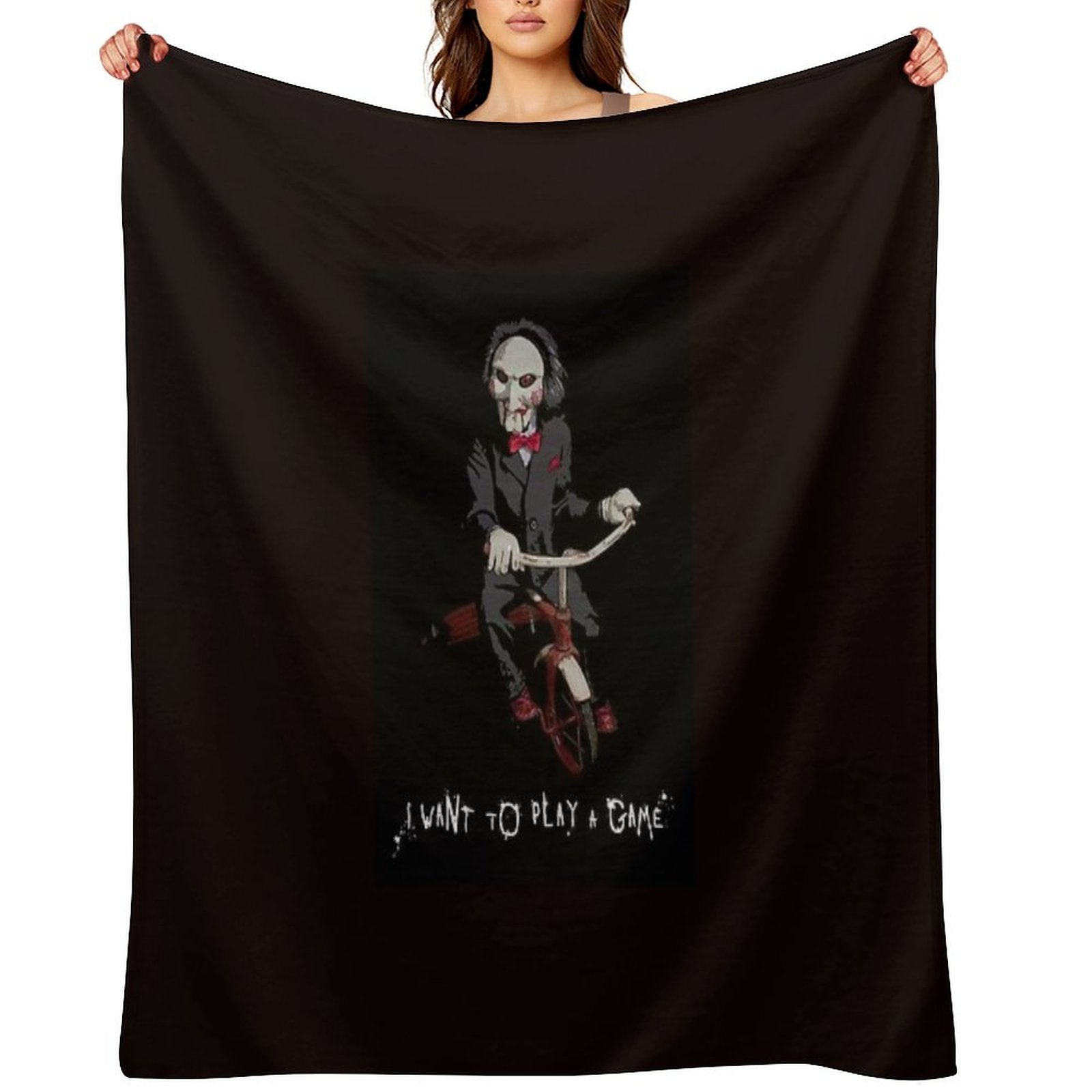 Saw - I Want to Play A Game Durable Throw Blanket