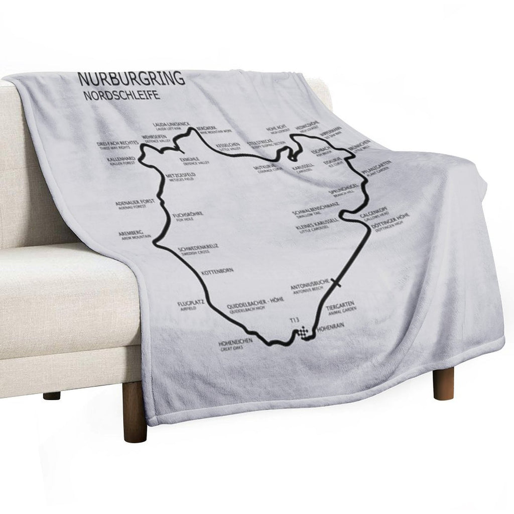 The Nurburgring - Nordschleife Anti-pilling Throw Blanket