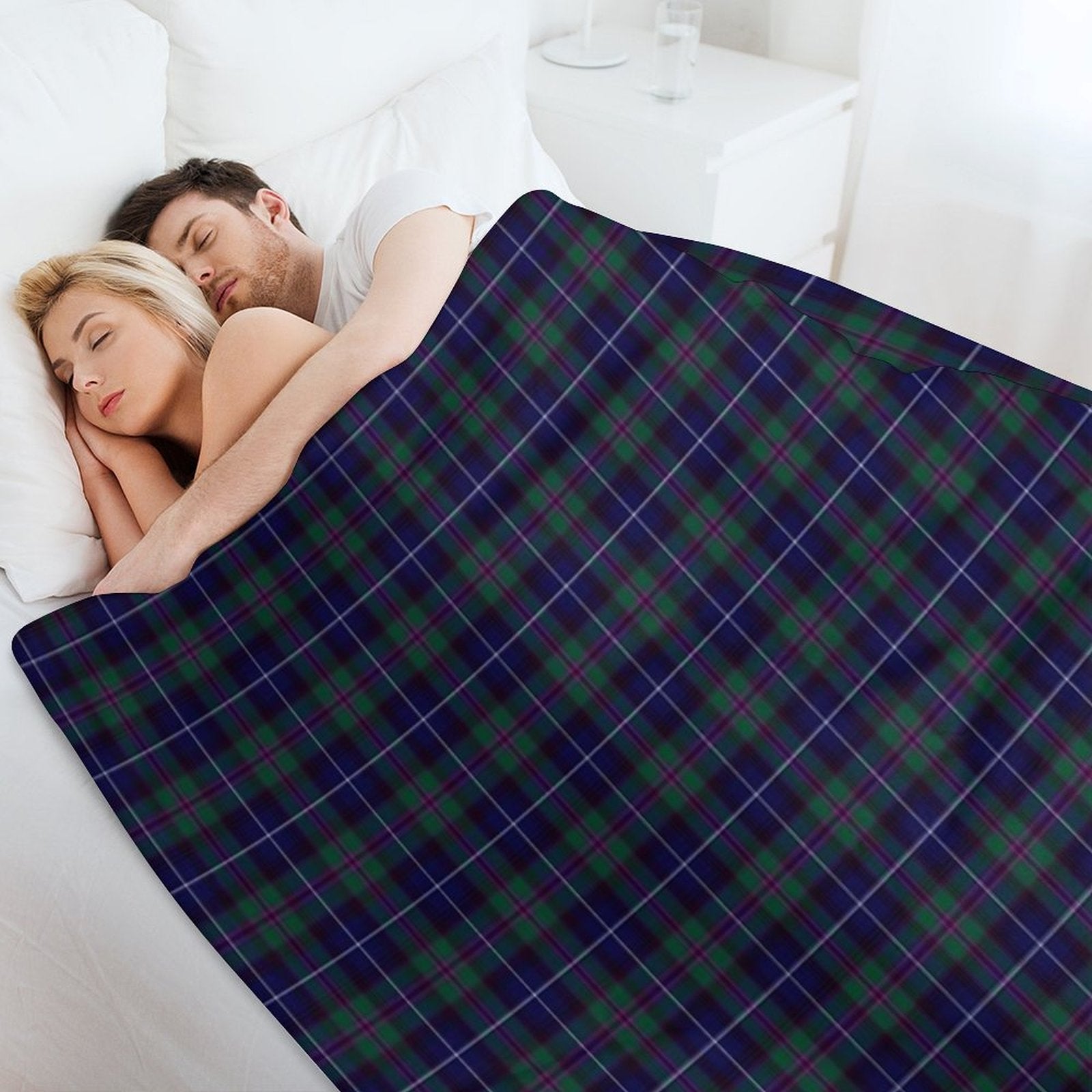 Spirit of Bannockburn Tartan  Scottish  Cute Tartan Gift-ready Throw Blanket