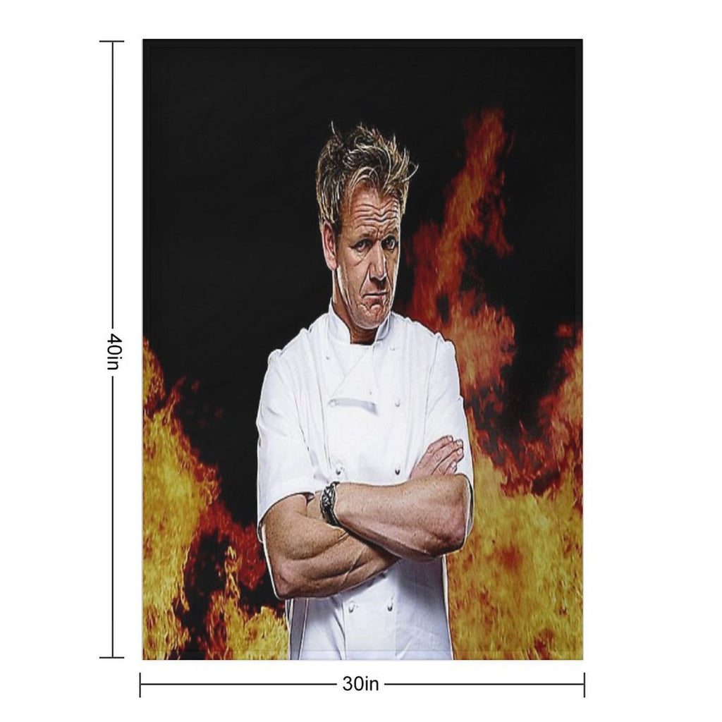 Gordon Ramsay Velvety-soft Throw Blanket