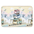 Vintage Caravans  Fade-Resistant Bath Mat