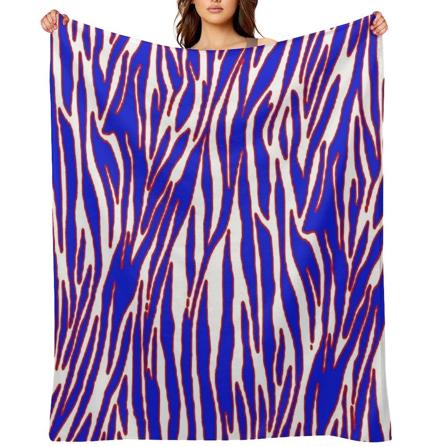 Zuba Print Pattern All-season Throw Blanket