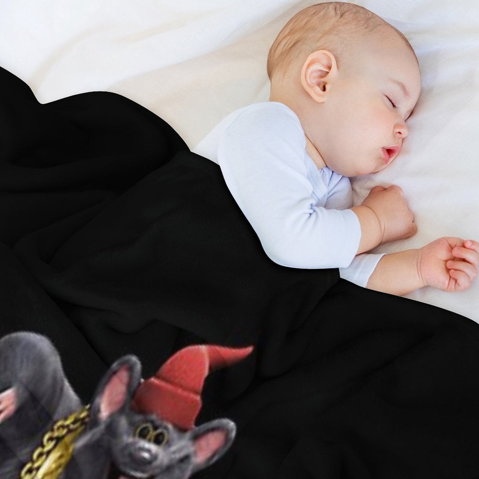 Biggie Cheese Rat Wrinkle-free Throw Blanket