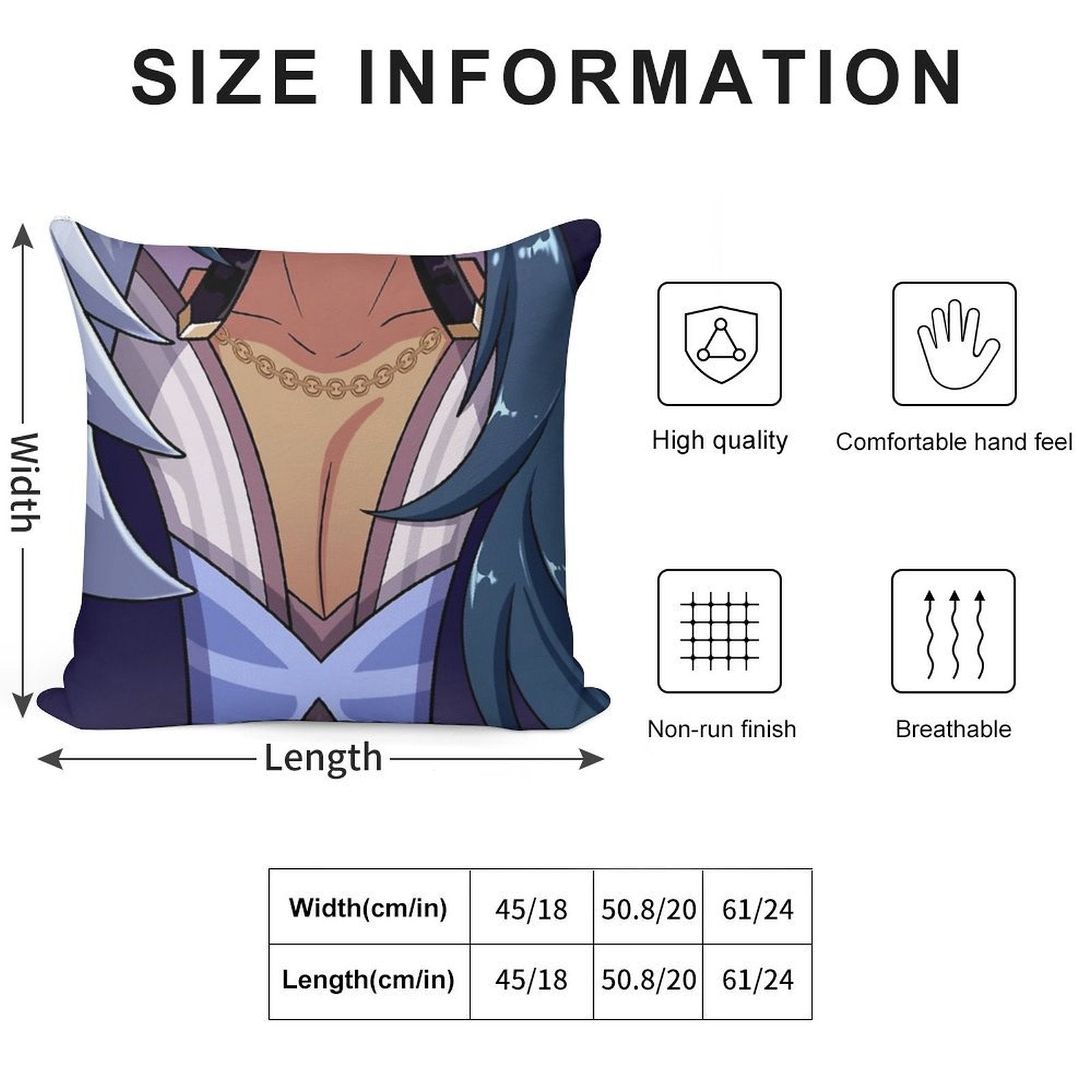 Kaeya Tiddies Soft Decorative Cover Throw Pillow