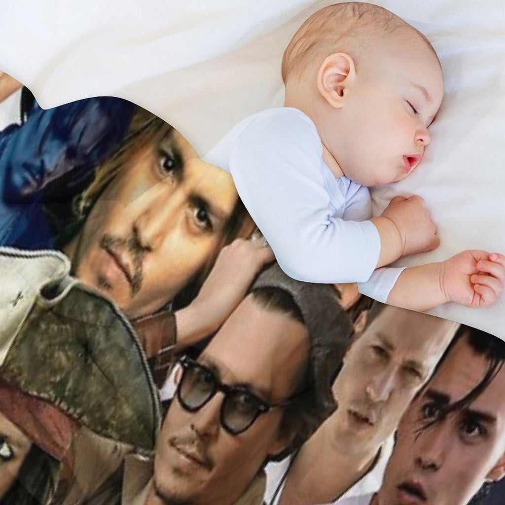 Johhny Depp Versatility Throw Blanket