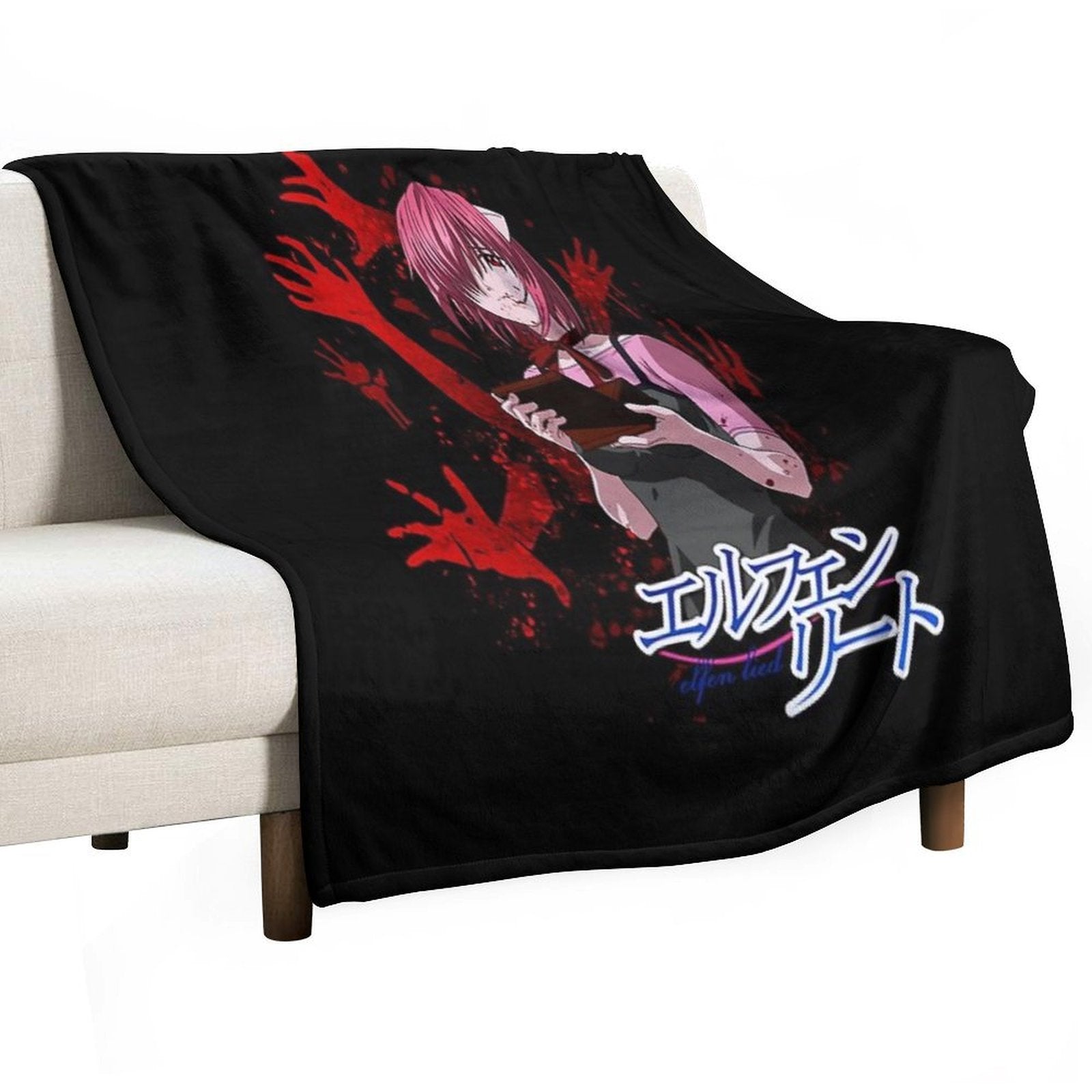 Elfen Lied ANIME MANGA CARTOON GIFT Versatility Throw Blanket
