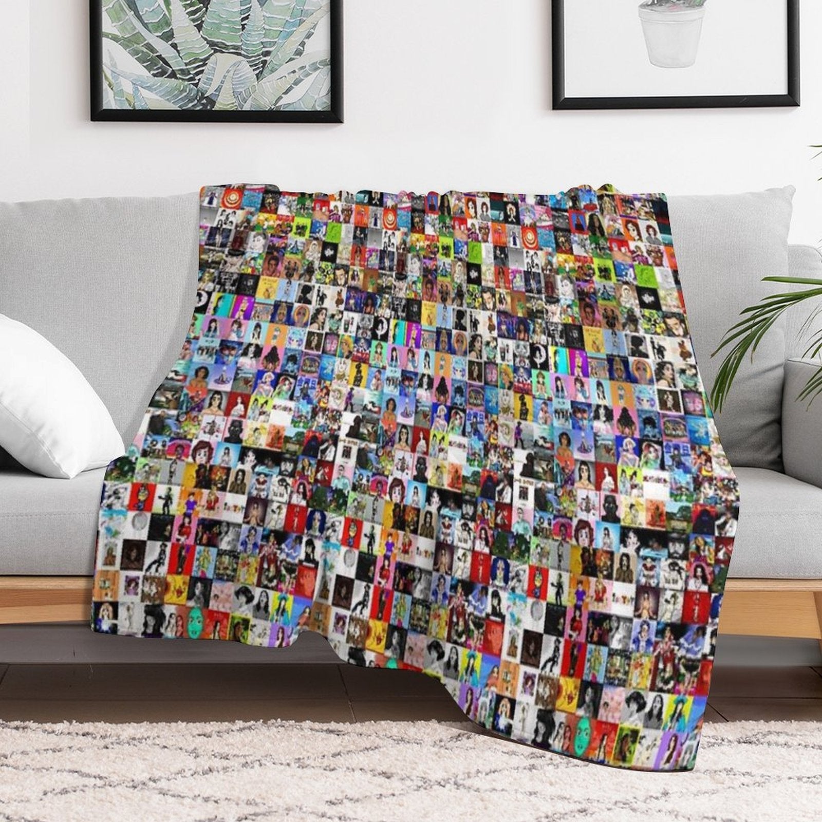 Ultimate Album Collage Velvety-soft Throw Blanket