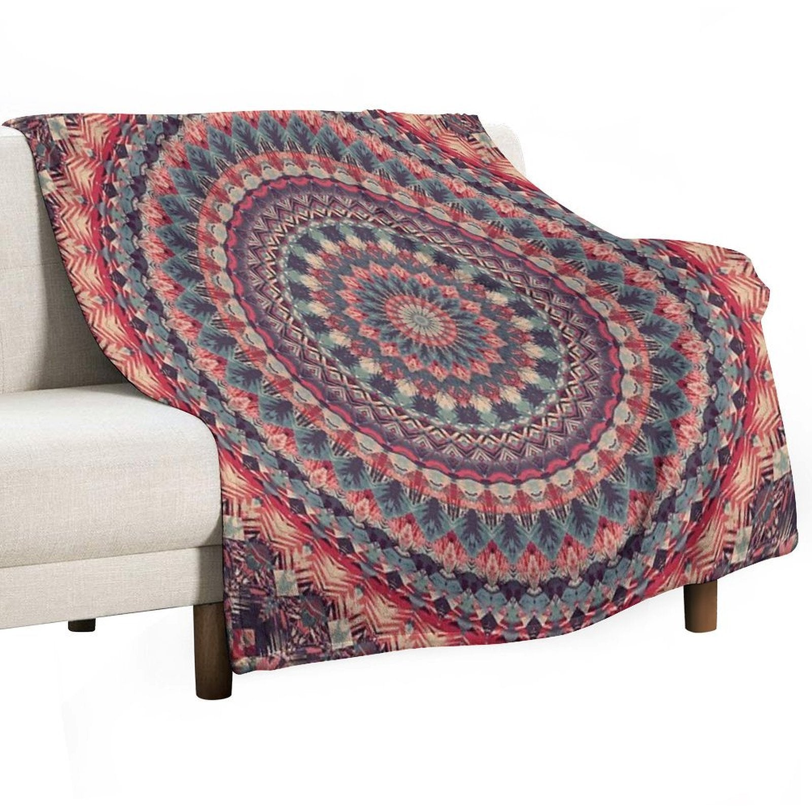 Mandala 126 Sustainable Throw Blanket