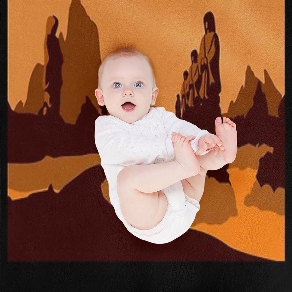 Vulcan Travel Poster Comfort Throw Blanket