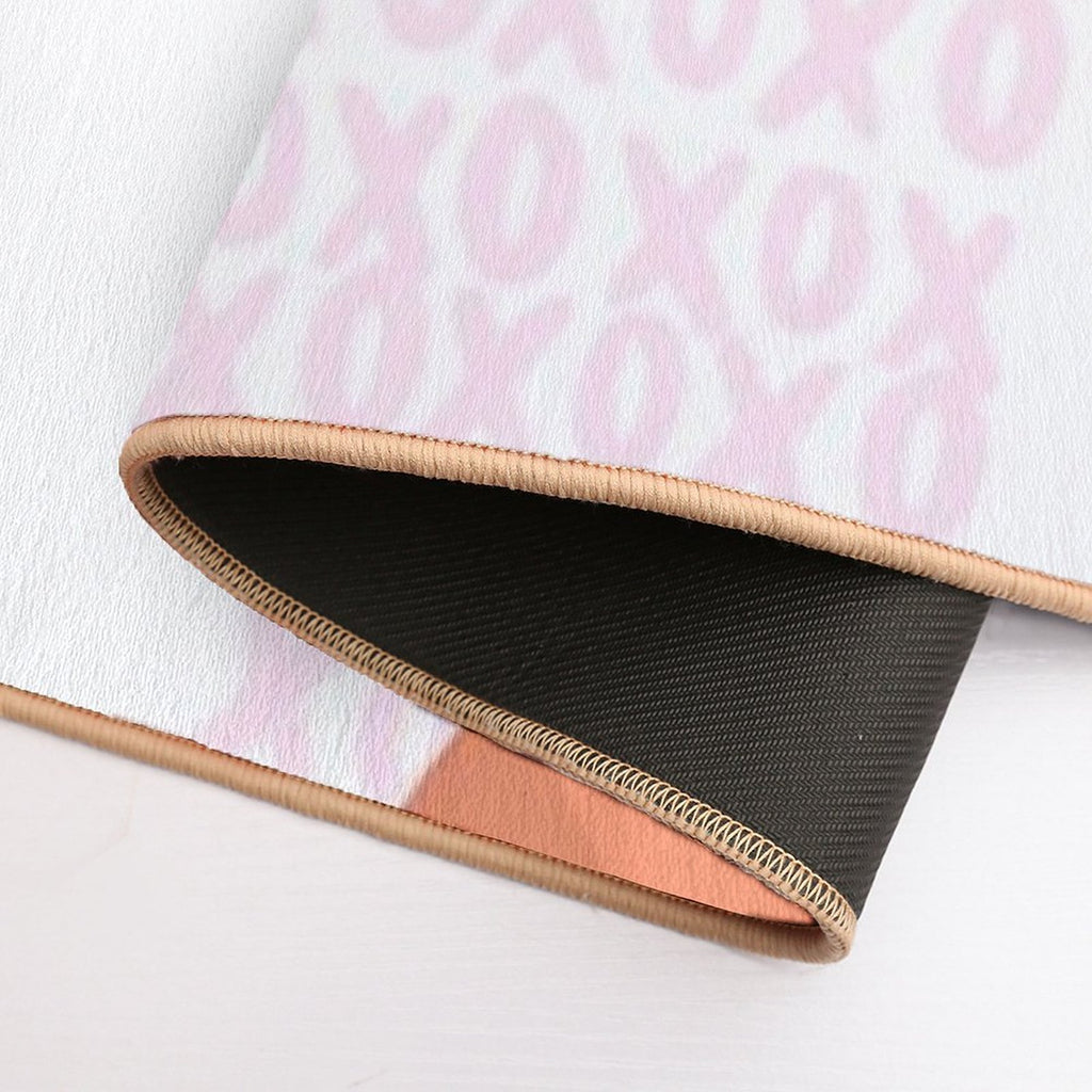 XOXO Pink Cowboy Boots  Dirt-Trapping Bath Mat