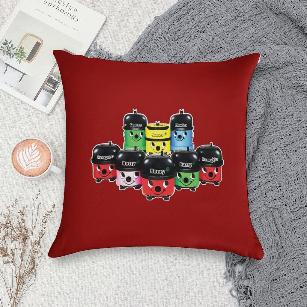 Henry Hoover And Friends Soft Fade-Resistant Throw Pillow