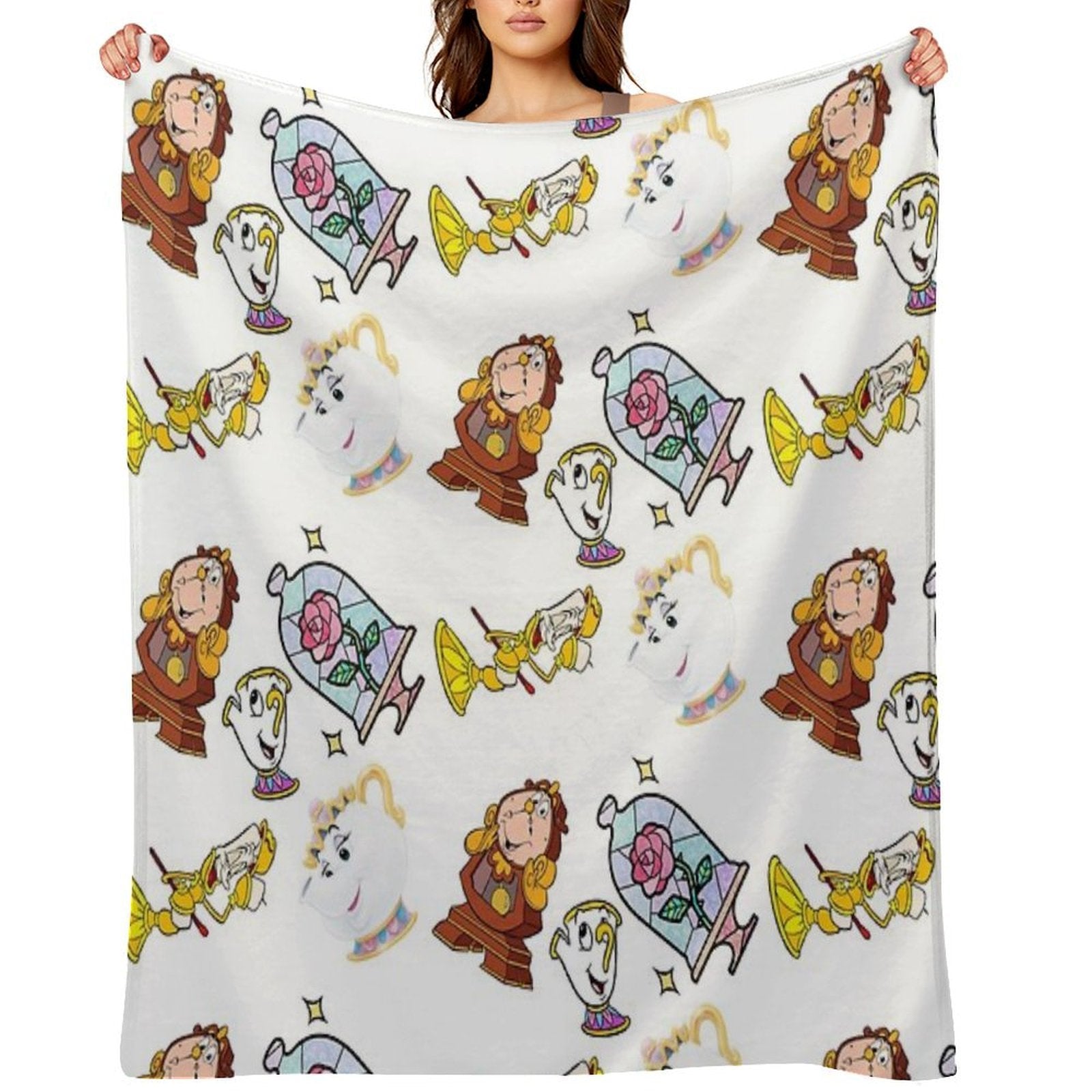 Beauty Plush Throw Blanket
