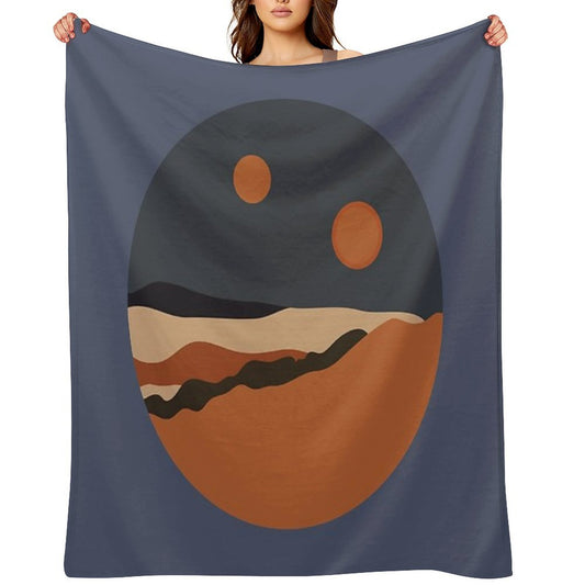 Tatooine Sunset Gift-ready Throw Blanket