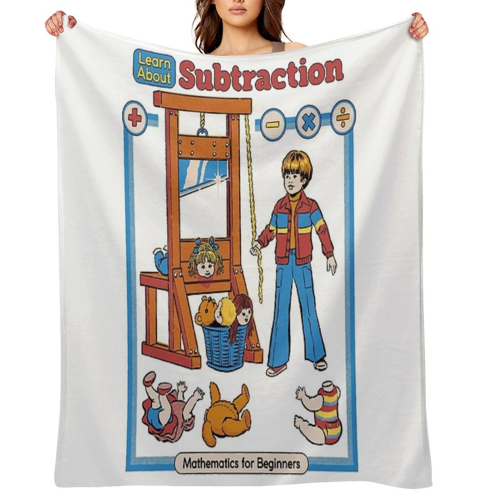 Learn About Subtraction All-season Throw Blanket