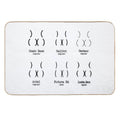 Wich One Is Your Butt Font  Toxin-Free Bath Mat