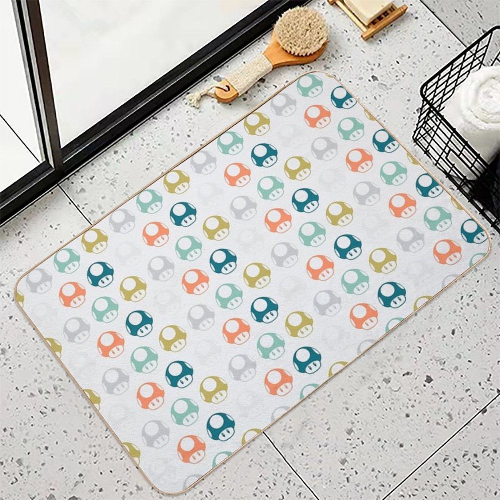 Mushrooms  High-Traffic Bath Mat