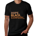 Dope Black Cowgirl Melanin Black African Rodeo Cowgirl  Classic T-Shirt