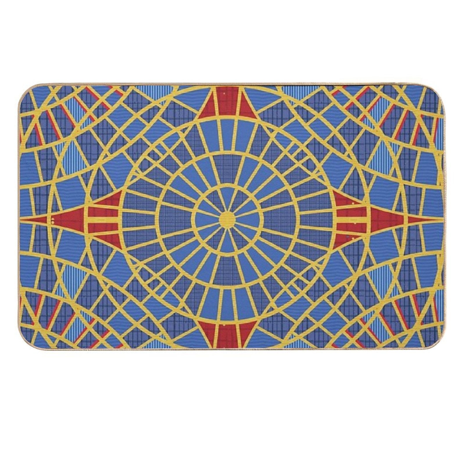 DragonCon Carpet Marriot with Details, Zoom  Fade-Resistant Bath Mat