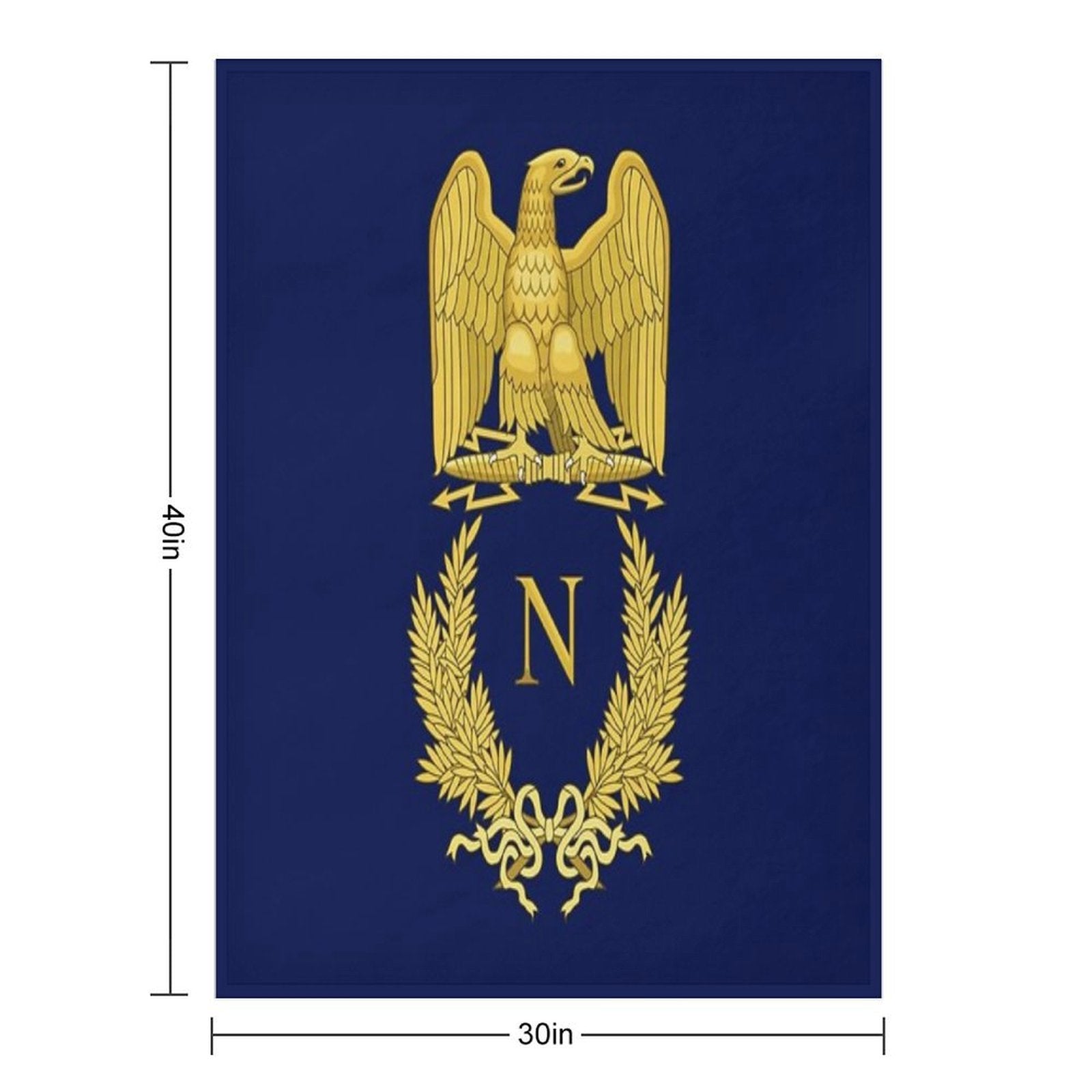Emblème De Napoléon Bonaparte Versatility Throw Blanket