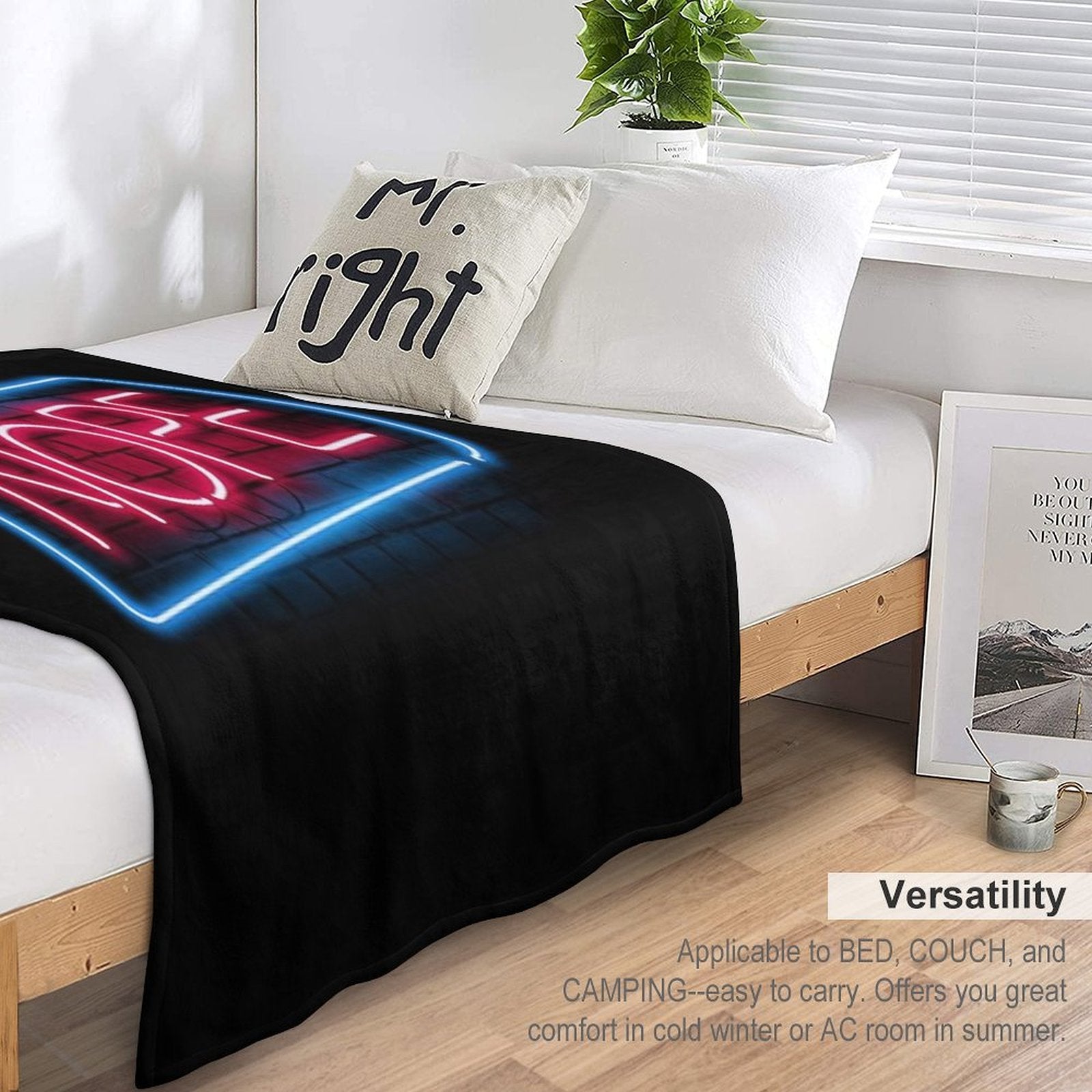 Nope Compact Throw Blanket