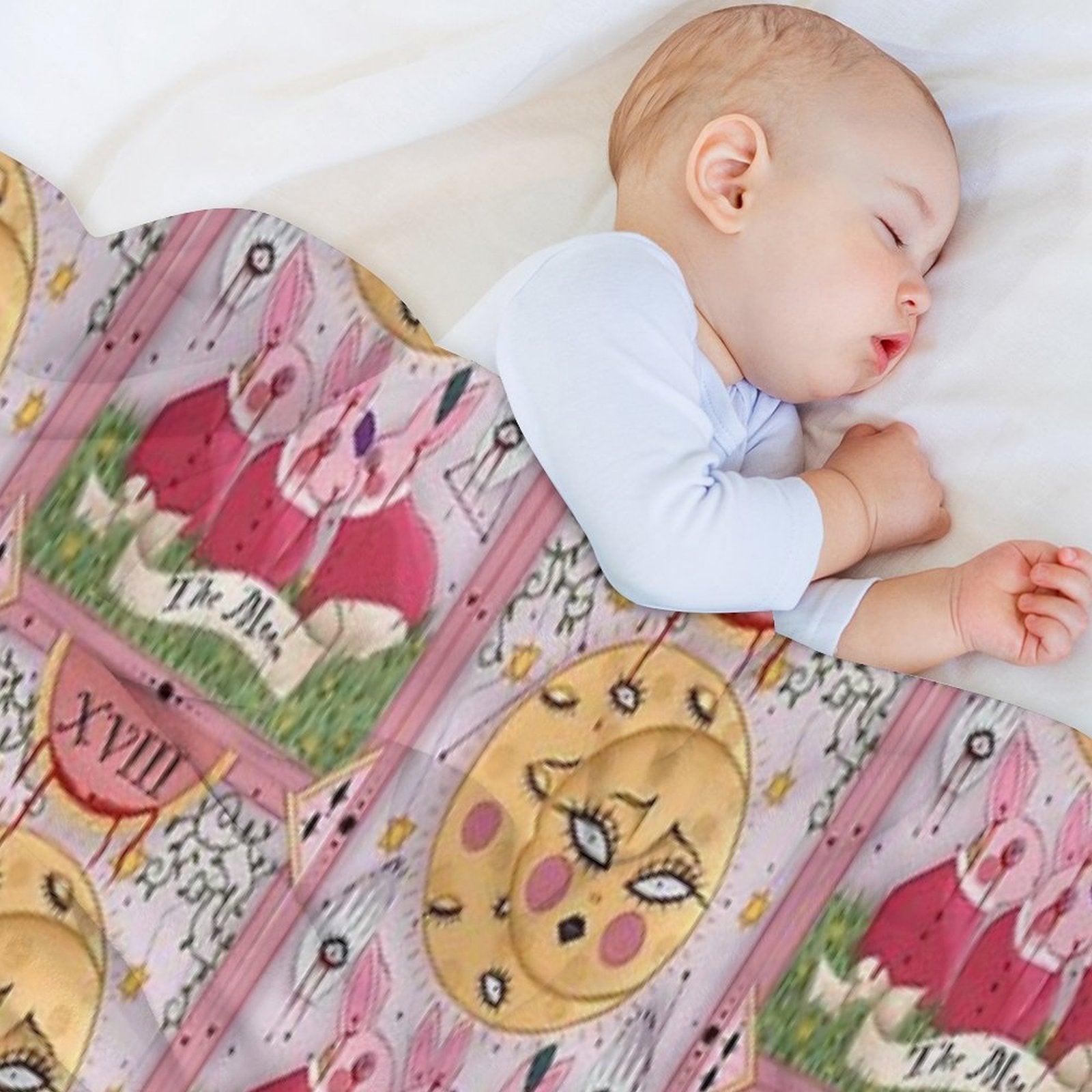 The Moon Velvety-soft Throw Blanket