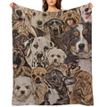 Cool Dogs ) All-season Throw Blanket