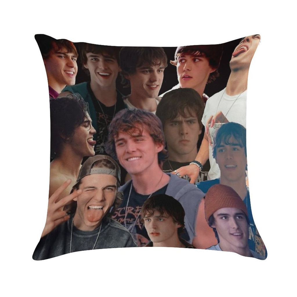 Charlie Gillespie Collage Soft Skin-Friendly Throw Pillow