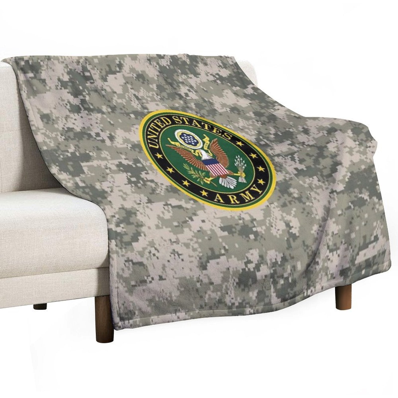 United States Army Sustainable Throw Blanket
