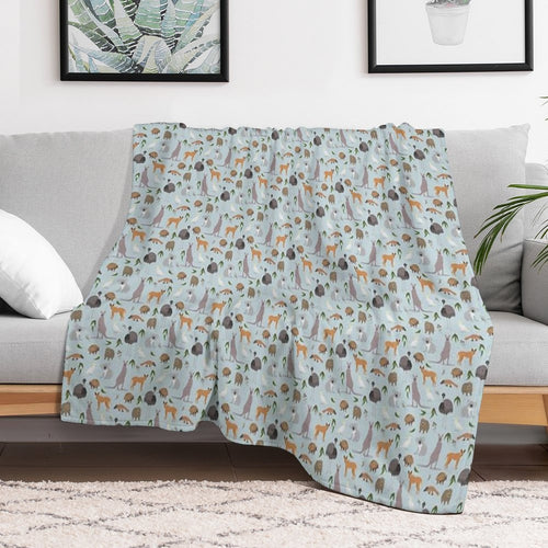 Australian Animals Machine-washable Throw Blanket