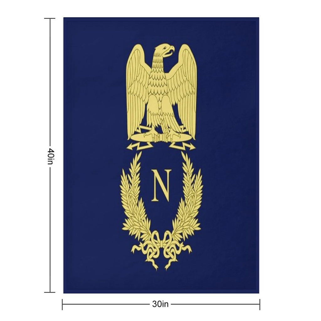 Emblème De Napoléon Bonaparte Compact Throw Blanket