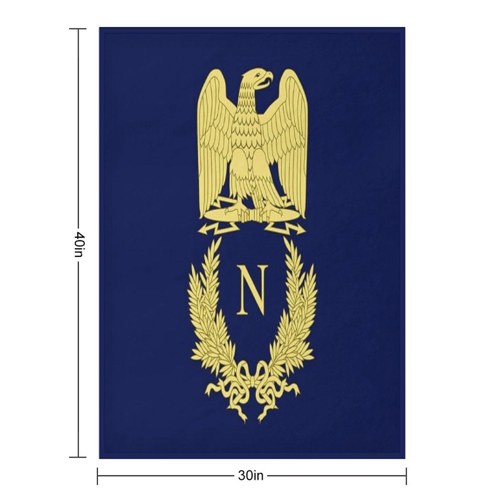 Emblème De Napoléon Bonaparte Compact Throw Blanket