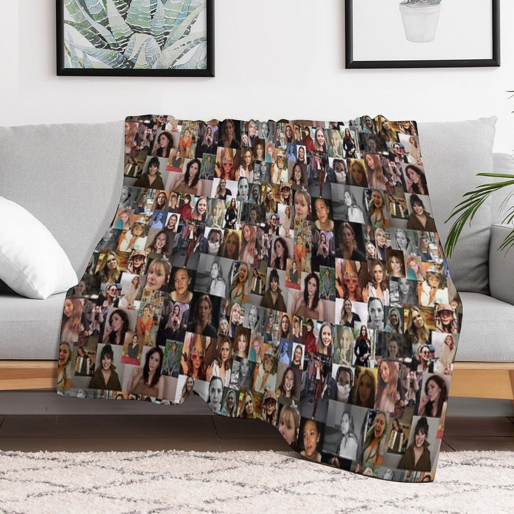 Elizabeth Olsen Easy Care Throw Blanket