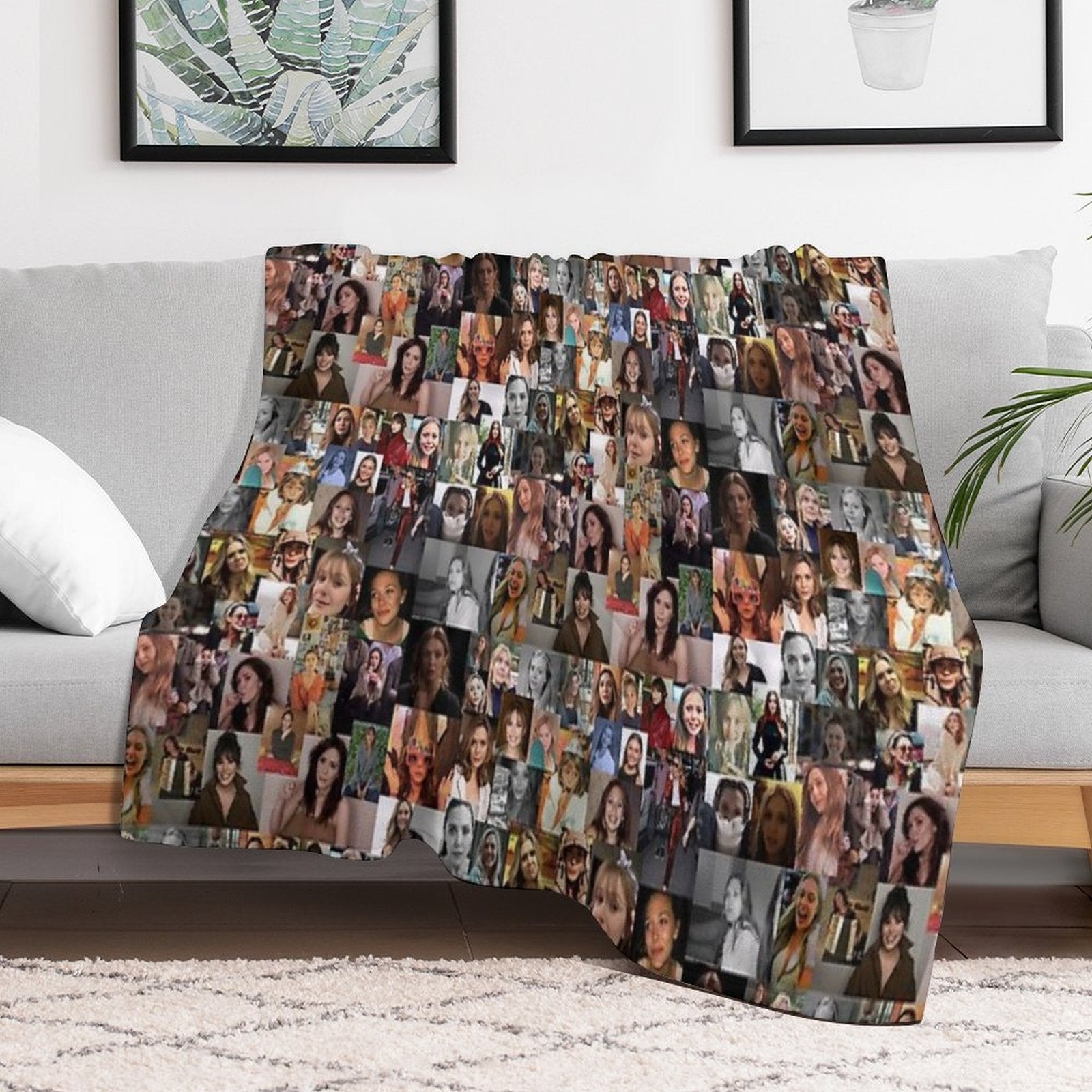 Elizabeth Olsen Easy Care Throw Blanket
