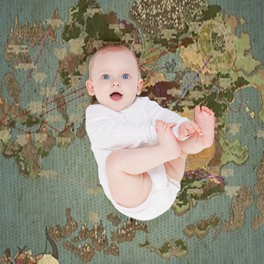 Avatar The Last Air Bender Map Lightweight Throw Blanket