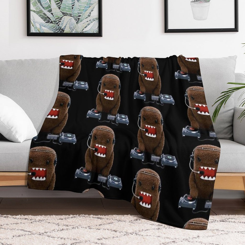 DJ Domo-kun Quick-dry Throw Blanket