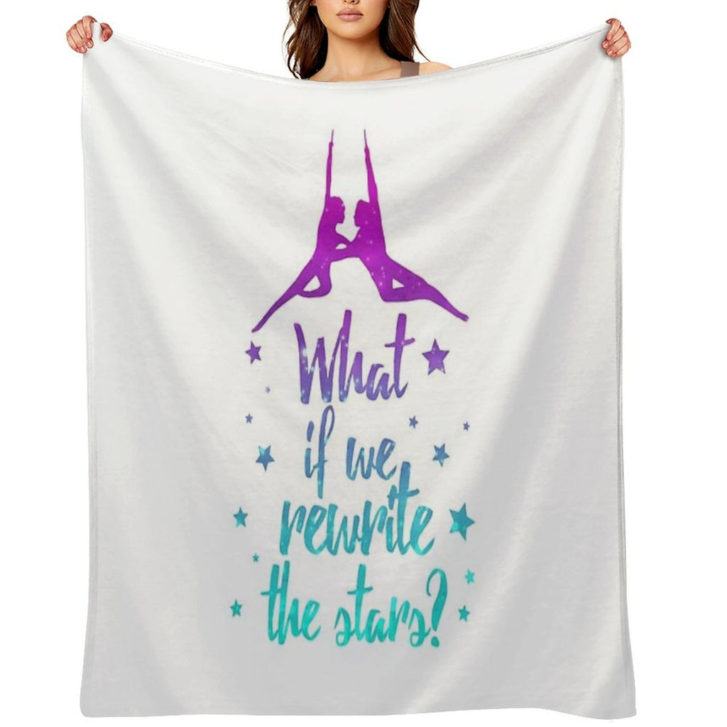 Greatest Showman Rewrite The Stars Easy Care Throw Blanket