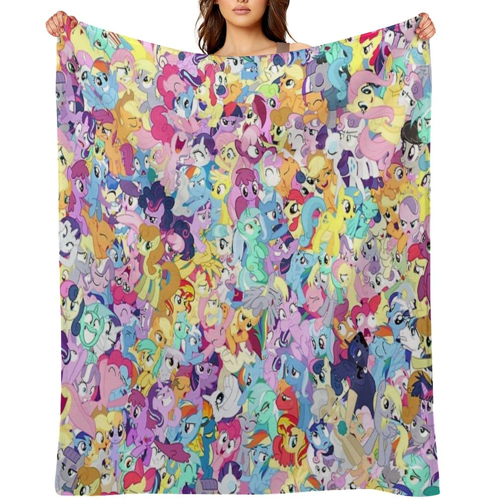 Everypony Mess Compact Throw Blanket