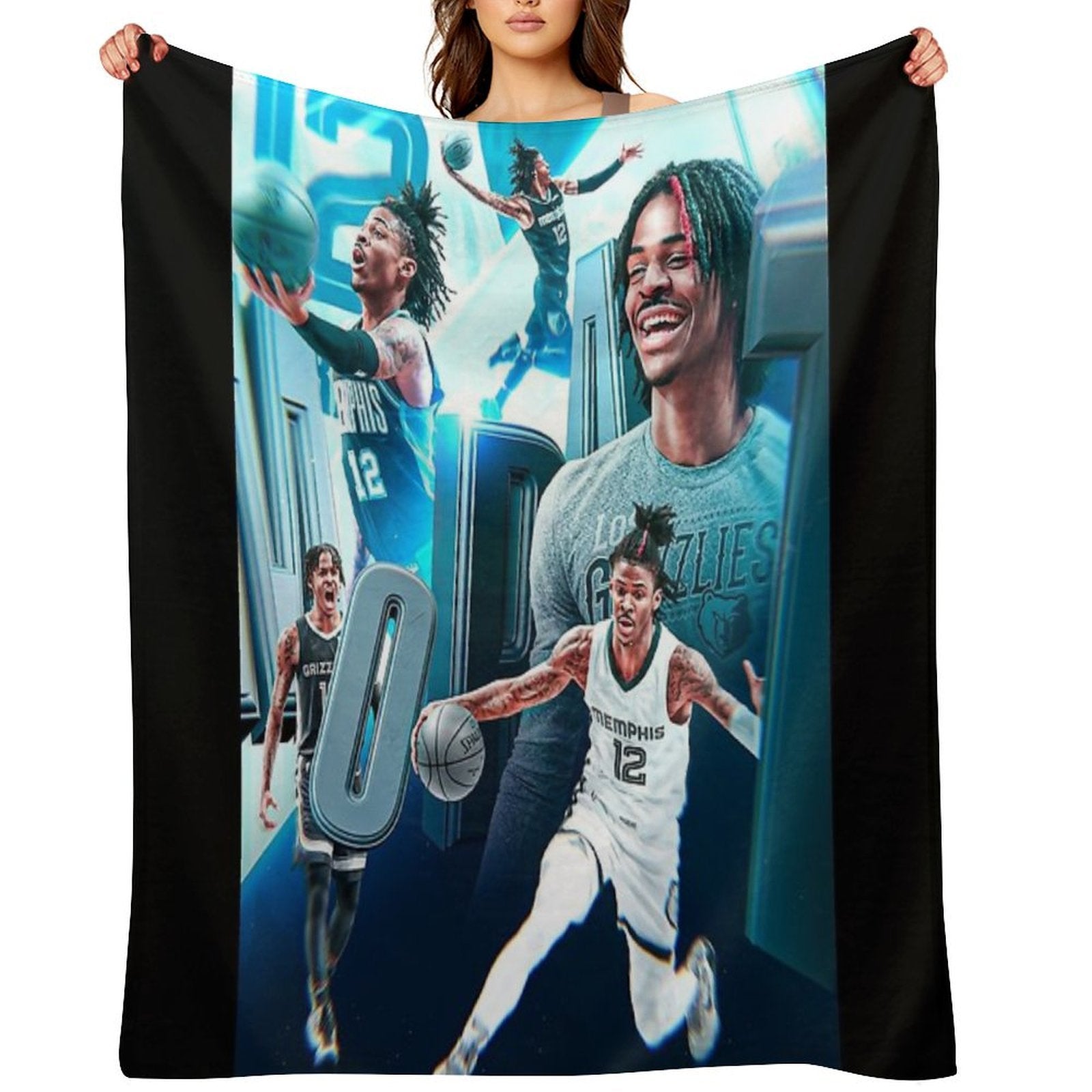 Ja Morant 12 Young Star Quick-dry Throw Blanket