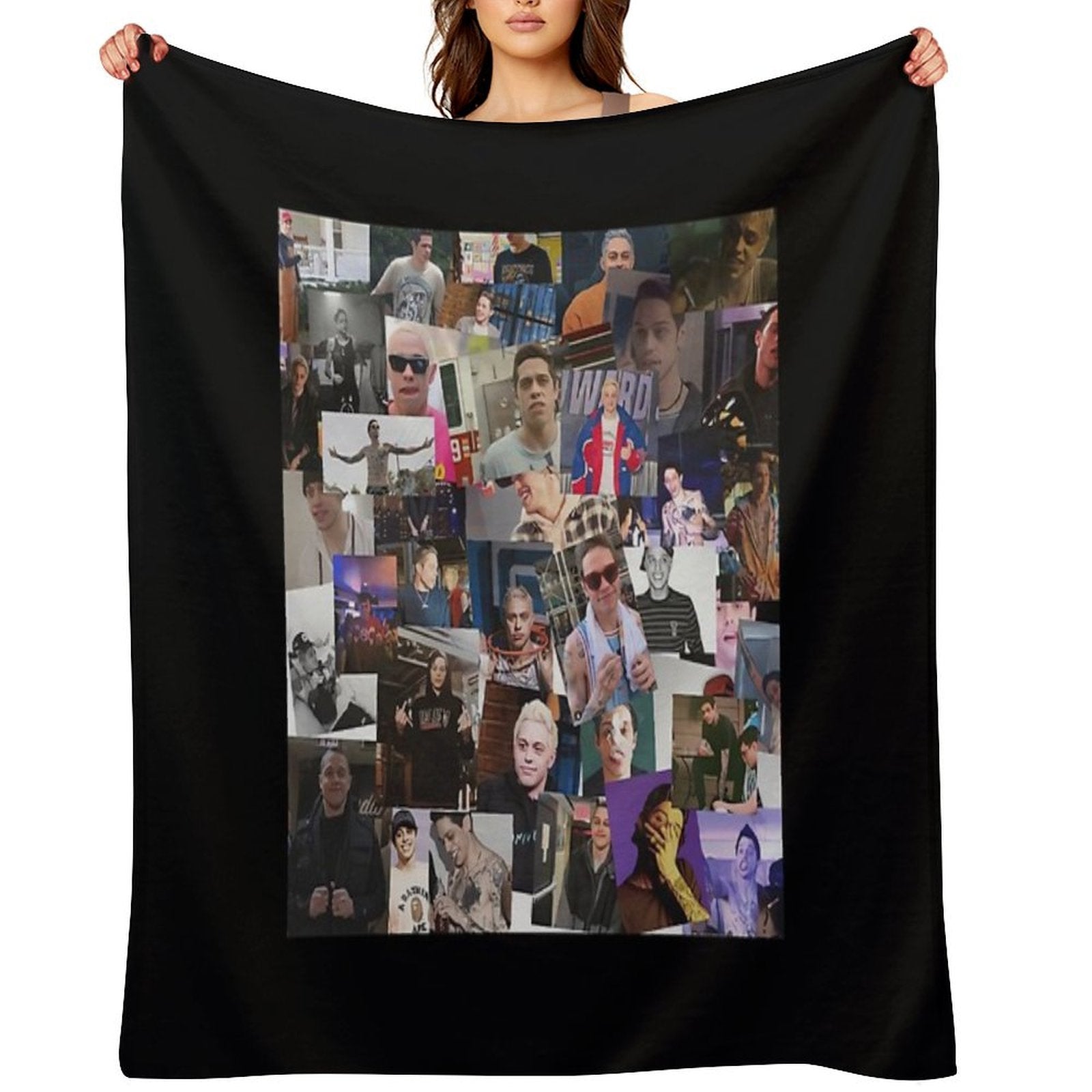 Pete Collage Travel-friendly Throw Blanket