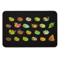 Caterpillar - Dark  Stain-Proof Bath Mat