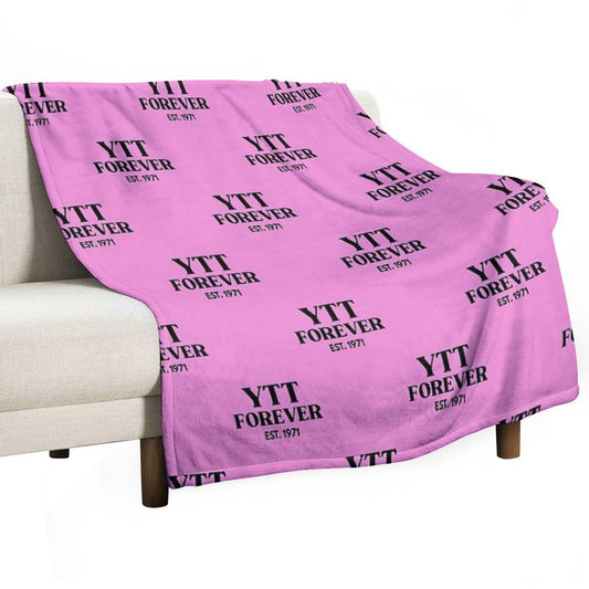 YTT FOREVER EST. 1971 Wrinkle-free Throw Blanket