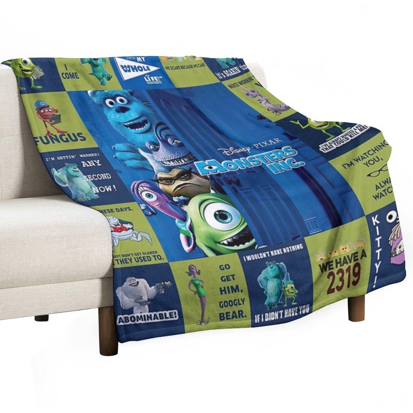 Vegetarian Compact Throw Blanket