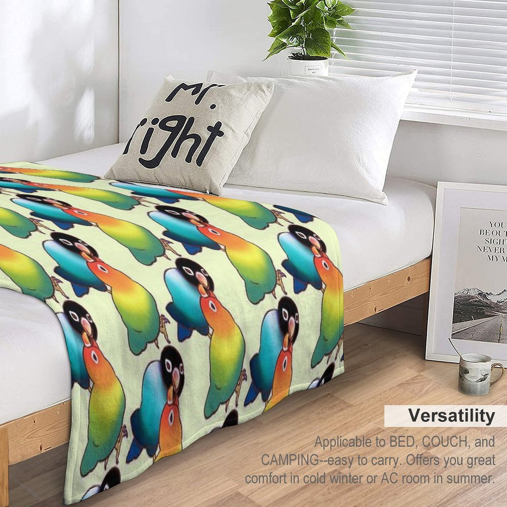 LOVEBIRDS T-SHIRTS Multi-functional Throw Blanket