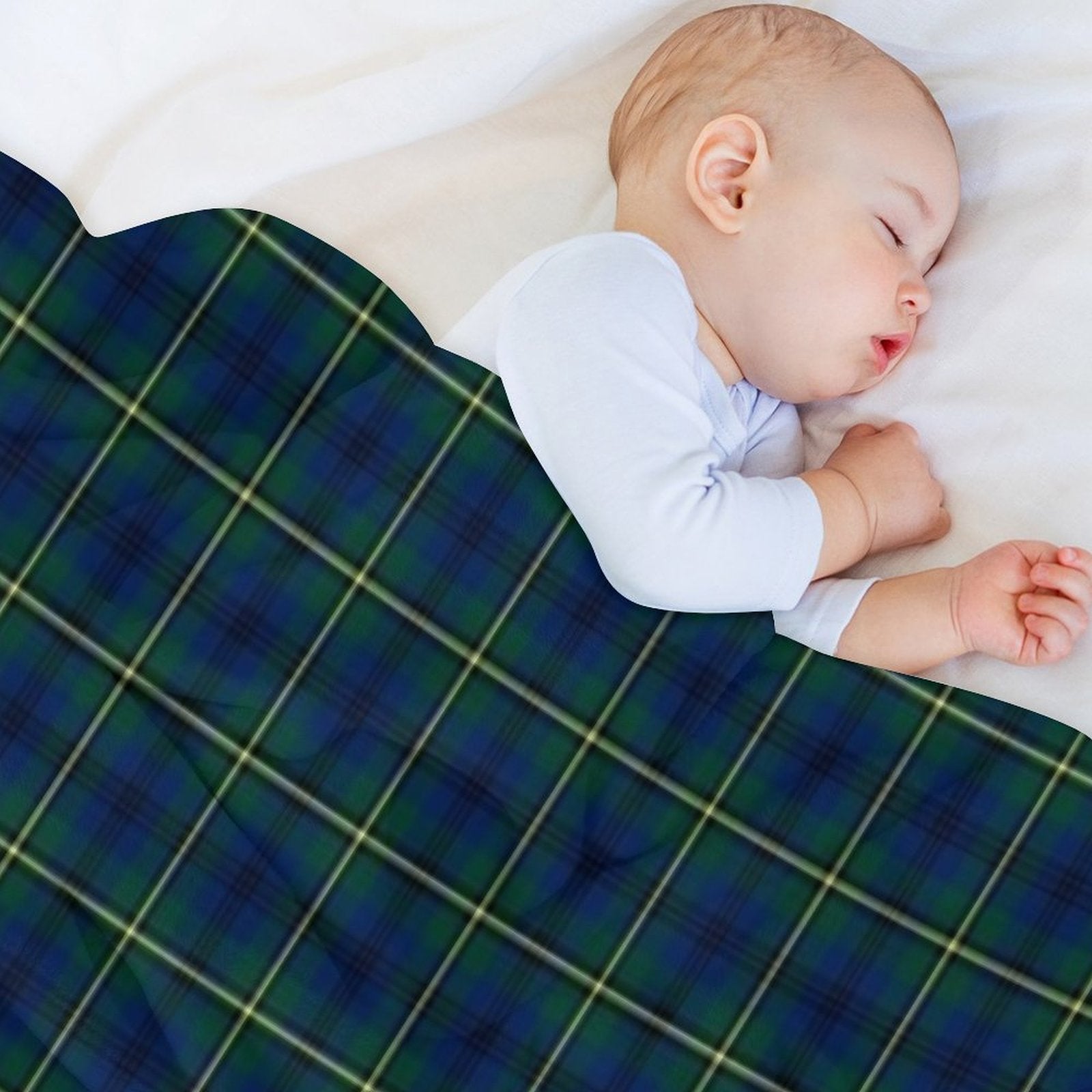 Clan Johnstone Tartan Eco-conscious Throw Blanket