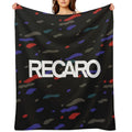 Confetti 90s Jdm Seat Pattern Logo Velvety-soft Throw Blanket