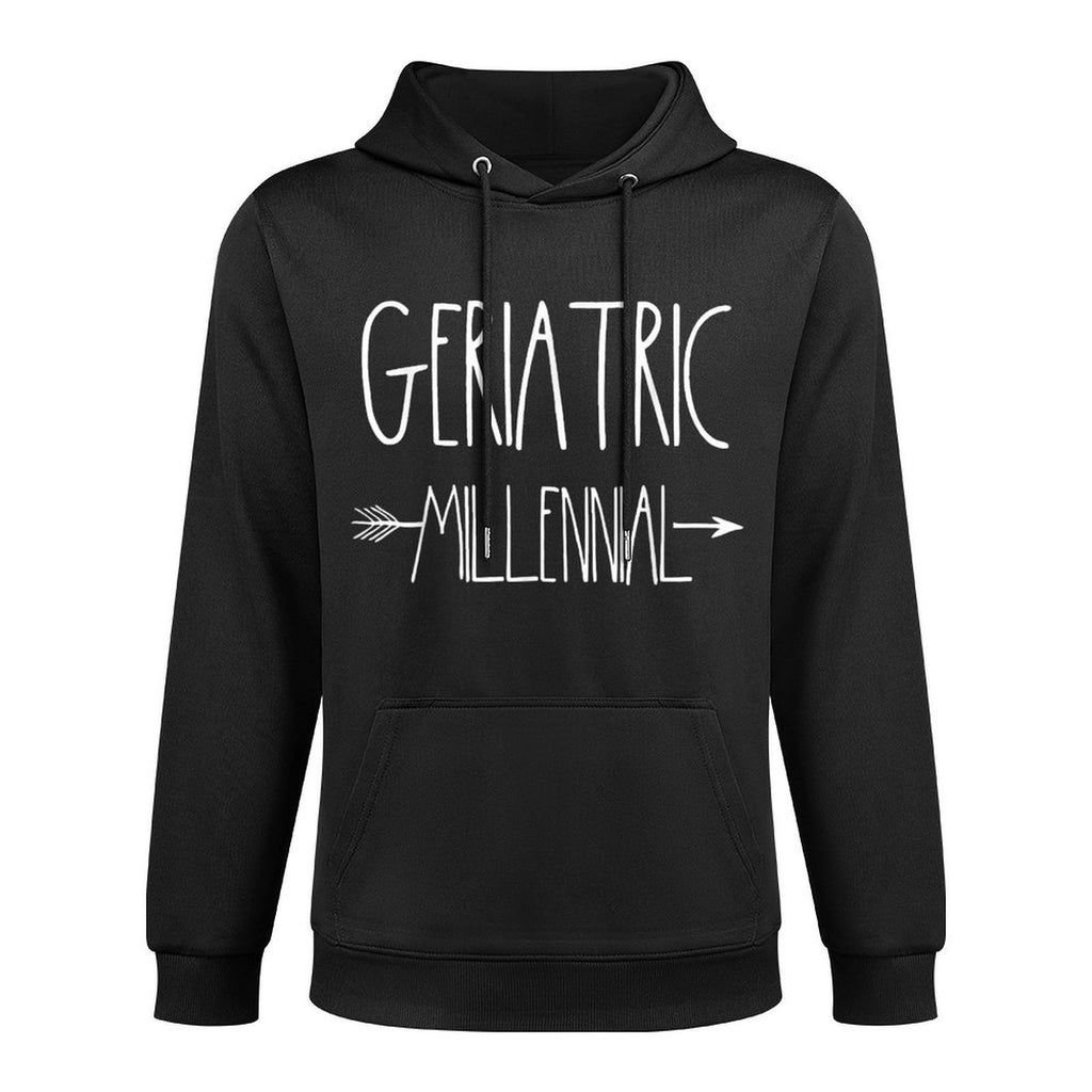 Geriatric Millennial Women Gen X Xennial Cute 40th Birthday Customizable Surface Hoodie