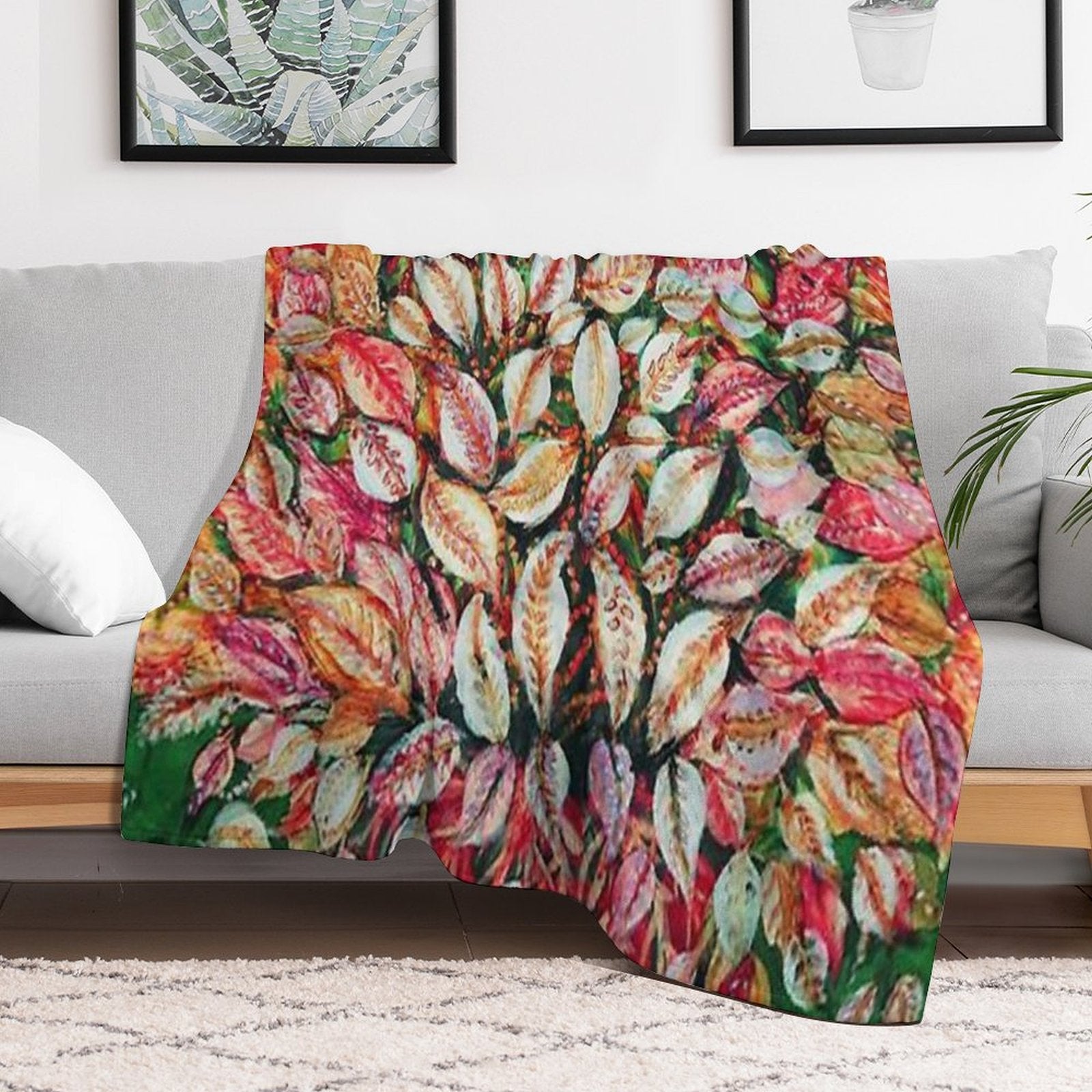 Favourite Artist - Seraphine Louis - Feuilles Comfort Throw Blanket