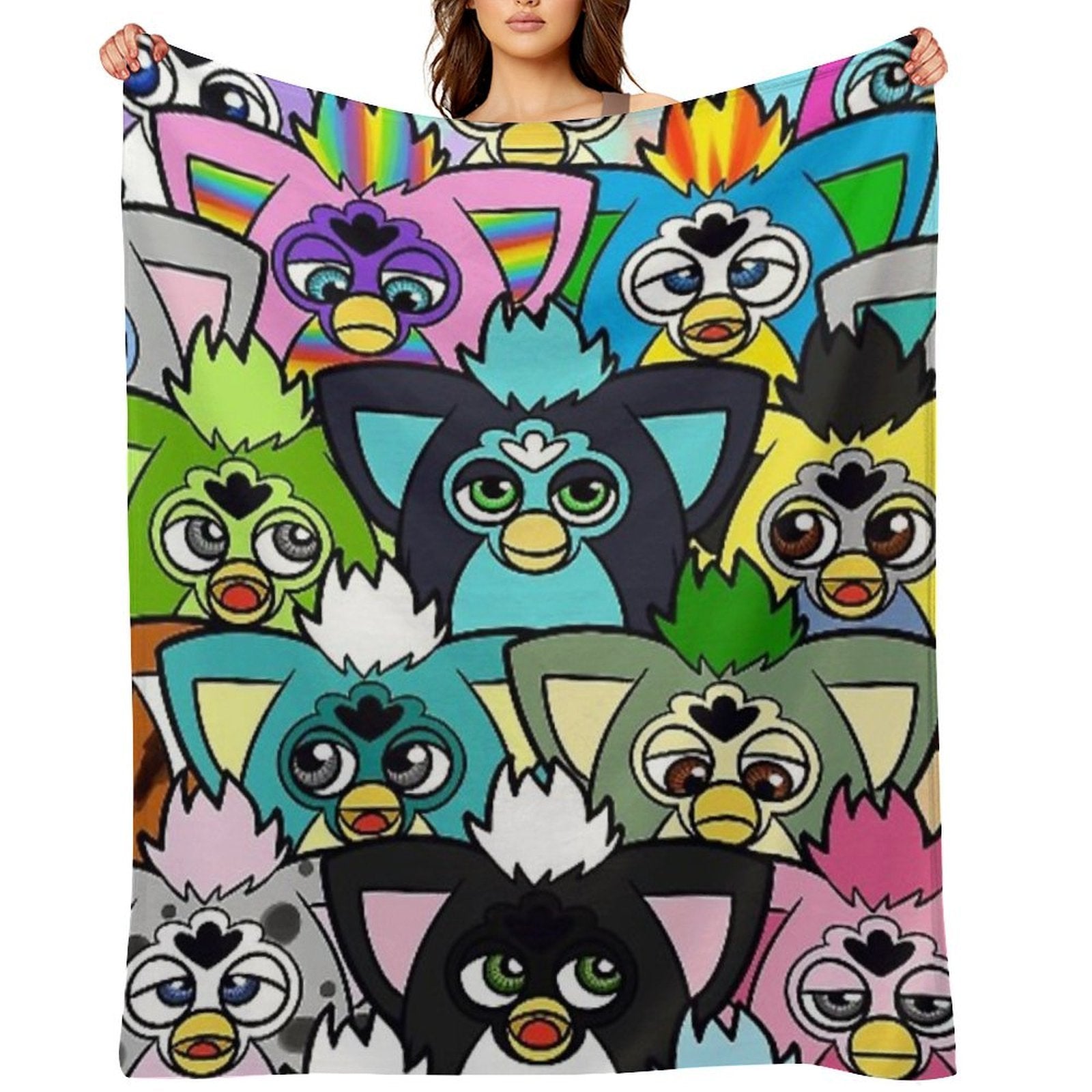 Group Furbys Eco-conscious Throw Blanket